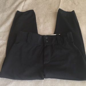 Black softball pants